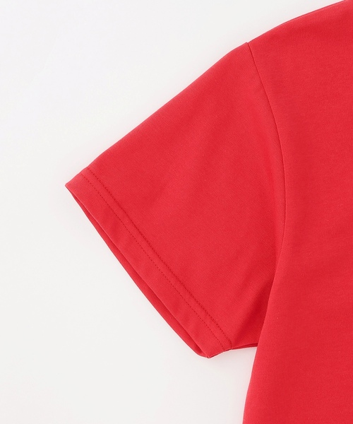 LOVETOXIC(ラブトキシック)の「【再入荷♪】【LTXC/マルチ機能/接触冷感・吸水速乾・UV・遮熱】バッククロスハートちび半T(Tシャツ/カットソー・キッズ・オフホワイト/レッド/ラベンダー・L:160cm/M:150cm/S:140cm/130cm)」の12枚目の写真