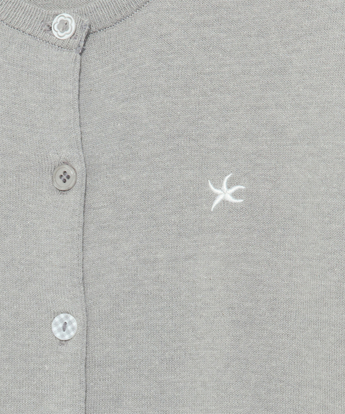 THECOLDESTMOMENT(ザコールデストモーメント)の「TCM button half knit cardigan (grey)(カーディガン/ボレロ・レディース・その他・SMALL/MEDIUM)」の6枚目の写真
