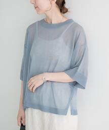ITEMS URBANRESEARCH | シアーハンソデニットプルオーバー(ニット/セーター)