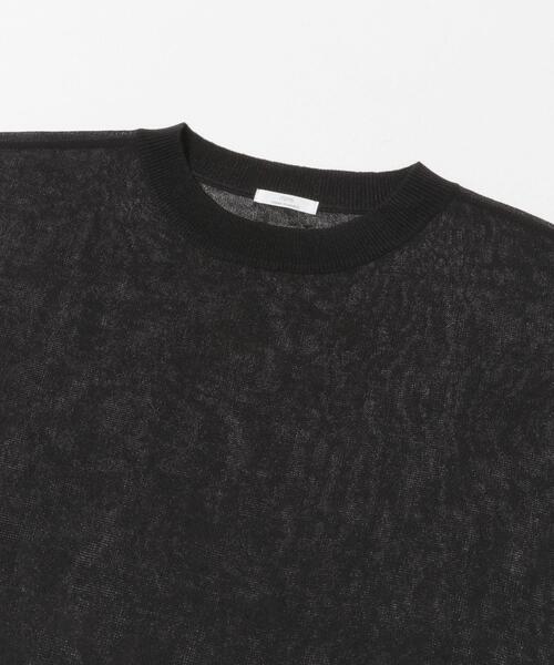ITEMS URBANRESEARCH(アイテムズ アーバンリサーチ)の「シアーハンソデニットプルオーバー(ニット/セーター・レディース・グレー系その他/ブラック/ライトブルー・FREE)」の9枚目の写真