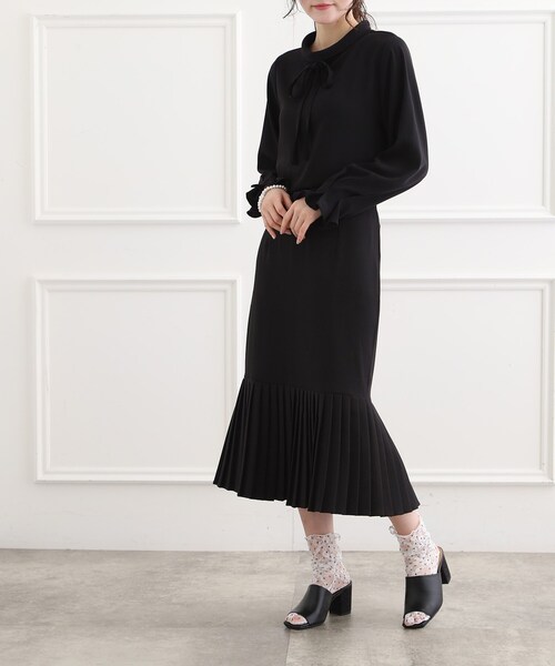 ESPERANZA(エスペランサ)の「スクエアブロックヒールミュール(サンダル・レディース・アイボリー系2/ブラック系2/ゴールド系2・S/M/L/LL)」の8枚目の写真