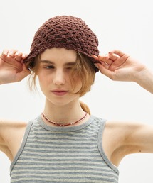 full/fill.（フルフィル）の「crochet beanie / クロシェビーニー（ニットキャップ/ビーニー）」