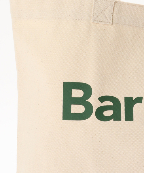 Barbour(バブアー)の「Barbour / バブアー logo tote bag(トートバッグ・メンズ・ベージュ/グリーン・FREE)」の8枚目の写真