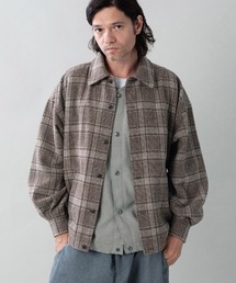 EGO TRIPPING（エゴトリッピング）の「mj11601- WOOLCHECK-SPORTJACKET ヴィンテージシャツジャケット(616705)（その他アウター）」