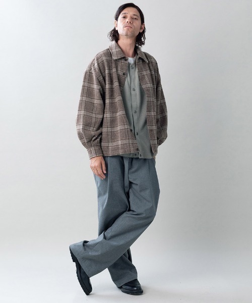 EGO TRIPPING(エゴトリッピング)の「mj11601- WOOLCHECK-SPORTJACKET ヴィンテージシャツジャケット(616705)(その他アウター・メンズ・レッド系その他/ネイビー系/ブラウン系その他・46/48)」の7枚目の写真