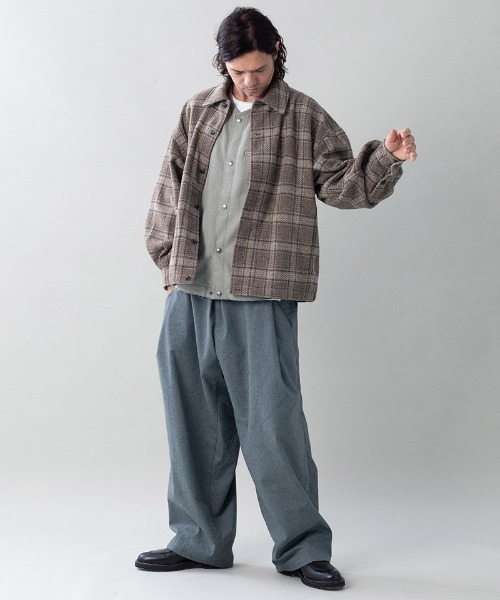 EGO TRIPPING(エゴトリッピング)の「mj11601- WOOLCHECK-SPORTJACKET ヴィンテージシャツジャケット(616705)(その他アウター・メンズ・レッド系その他/ネイビー系/ブラウン系その他・46/48)」の8枚目の写真