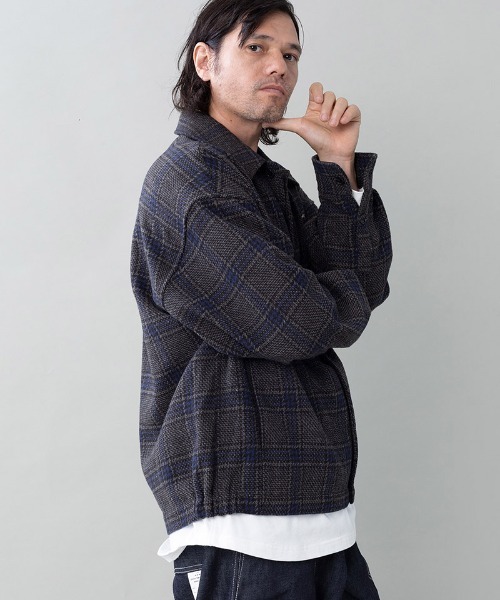 EGO TRIPPING(エゴトリッピング)の「mj11601- WOOLCHECK-SPORTJACKET ヴィンテージシャツジャケット(616705)(その他アウター・メンズ・レッド系その他/ネイビー系/ブラウン系その他・46/48)」の13枚目の写真