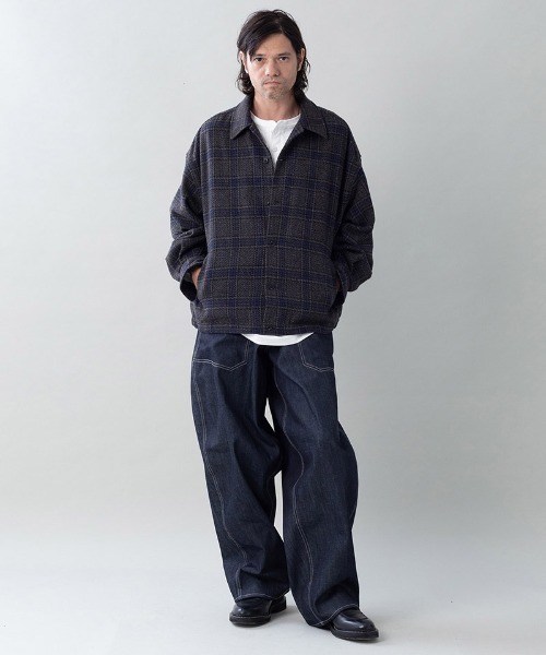 EGO TRIPPING(エゴトリッピング)の「mj11601- WOOLCHECK-SPORTJACKET ヴィンテージシャツジャケット(616705)(その他アウター・メンズ・レッド系その他/ネイビー系/ブラウン系その他・46/48)」の14枚目の写真