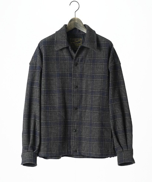 EGO TRIPPING(エゴトリッピング)の「mj11601- WOOLCHECK-SPORTJACKET ヴィンテージシャツジャケット(616705)(その他アウター・メンズ・レッド系その他/ネイビー系/ブラウン系その他・46/48)」の15枚目の写真