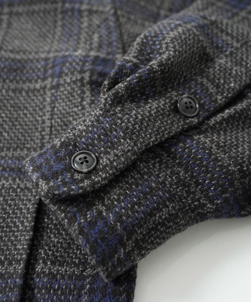 EGO TRIPPING(エゴトリッピング)の「mj11601- WOOLCHECK-SPORTJACKET ヴィンテージシャツジャケット(616705)(その他アウター・メンズ・レッド系その他/ネイビー系/ブラウン系その他・46/48)」の19枚目の写真