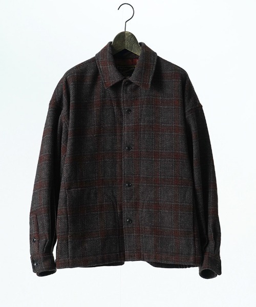 EGO TRIPPING(エゴトリッピング)の「mj11601- WOOLCHECK-SPORTJACKET ヴィンテージシャツジャケット(616705)(その他アウター・メンズ・レッド系その他/ネイビー系/ブラウン系その他・46/48)」の22枚目の写真