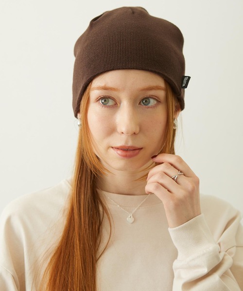 MILKFED.（ミルクフェド）の「REVERSIBLE ICING KNIT CAP（ニットキャップ/ビーニー・レディース・ブラック/アッシュ/ブラウン・ONE SIZE）」の3枚目の写真