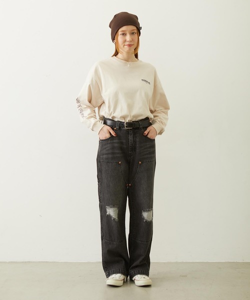 MILKFED.（ミルクフェド）の「REVERSIBLE ICING KNIT CAP（ニットキャップ/ビーニー・レディース・ブラック/アッシュ/ブラウン・ONE SIZE）」の14枚目の写真