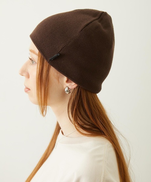 MILKFED.（ミルクフェド）の「REVERSIBLE ICING KNIT CAP（ニットキャップ/ビーニー・レディース・ブラック/アッシュ/ブラウン・ONE SIZE）」の5枚目の写真