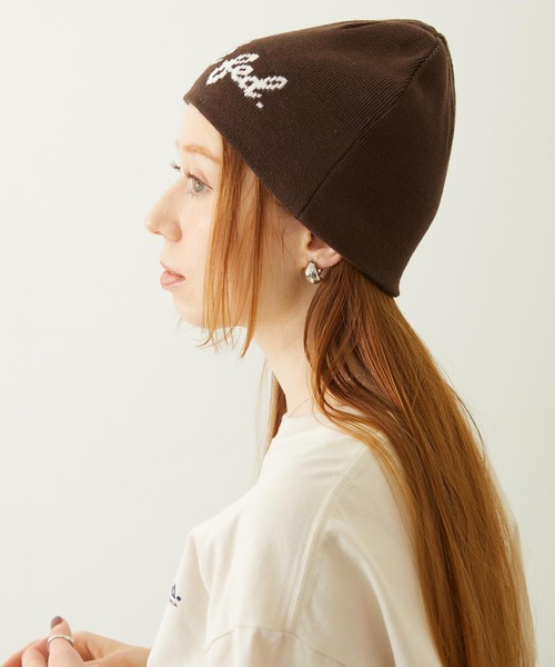 MILKFED.（ミルクフェド）の「REVERSIBLE ICING KNIT CAP（ニットキャップ/ビーニー・レディース・ブラック/アッシュ/ブラウン・ONE SIZE）」の12枚目の写真