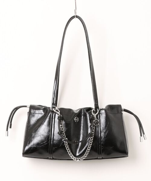 MICHAEL KORS(マイケルコース)の「SM SHLDR TOTE W/ FOB(ショルダーバッグ・レディース・ブラック・FREE)」の1枚目の写真