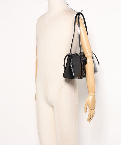 MICHAEL KORS(マイケルコース)の「SM SHLDR TOTE W/ FOB(ショルダーバッグ・レディース・ブラック・FREE)」の4枚目の写真