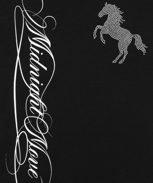 Midnight Move（ミッドナイトムーブ）の「cb horse t (black)（Tシャツ/カットソー・レディース・その他・FREE）」の3枚目の写真