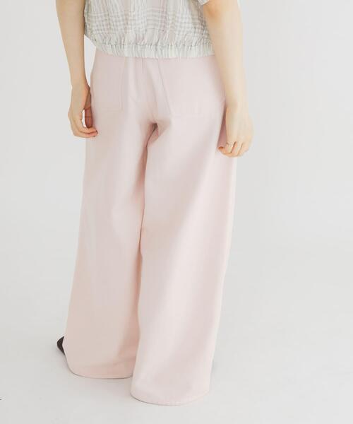 KBF(ケイビーエフ)の「ミニマルWIDEパンツ(その他パンツ・レディース・ブラウン/ブラック/ピンク・36/38)」の13枚目の写真