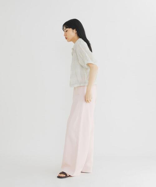 KBF(ケイビーエフ)の「ミニマルWIDEパンツ(その他パンツ・レディース・ブラウン/ブラック/ピンク・36/38)」の15枚目の写真