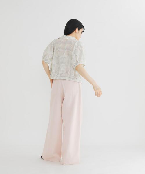 KBF(ケイビーエフ)の「ミニマルWIDEパンツ(その他パンツ・レディース・ブラウン/ブラック/ピンク・36/38)」の16枚目の写真