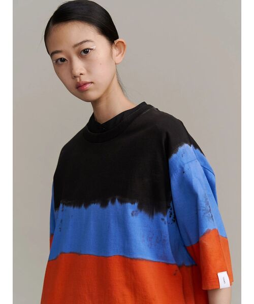 UN3D.(アンスリード)の「【COTTON RESEARCH CLUB】KURASHIKIZOME T(Tシャツ/カットソー・レディース・ブラック/グレー・42/44/38)」の14枚目の写真