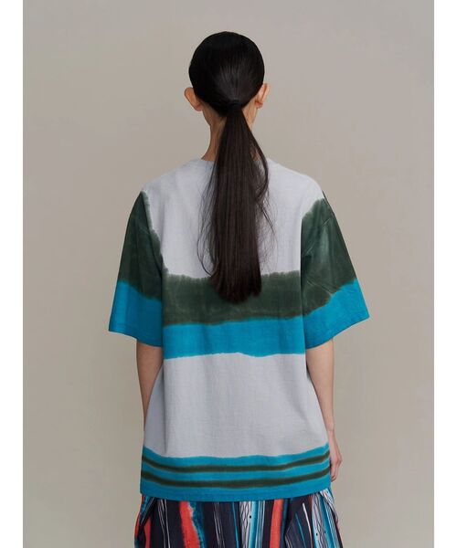 UN3D.(アンスリード)の「【COTTON RESEARCH CLUB】KURASHIKIZOME T(Tシャツ/カットソー・レディース・ブラック/グレー・42/44/38)」の9枚目の写真