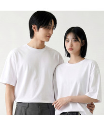 HALFNINE（ハーフナイン）の「モダンベーシック無地半袖Tシャツ I05BRD_HBX11329（Tシャツ/カットソー）」