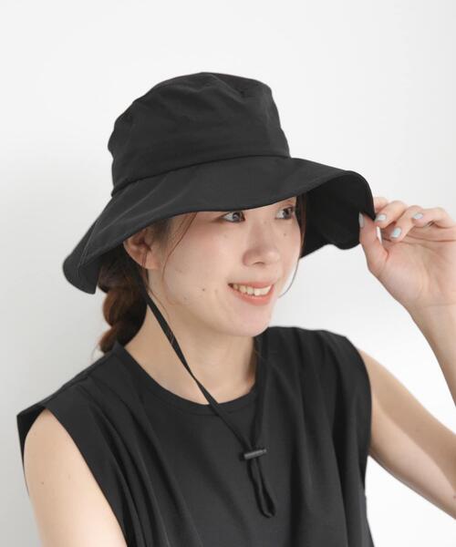 URBAN RESEARCH Sonny Label（アーバンリサーチサニーレーベル）の「SLAB　2WAYサンシェードハット（ハット・レディース・ブラック/チャコールグレー・FREE）」の3枚目の写真