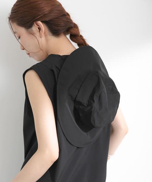 URBAN RESEARCH Sonny Label（アーバンリサーチサニーレーベル）の「SLAB　2WAYサンシェードハット（ハット・レディース・ブラック/チャコールグレー・FREE）」の4枚目の写真