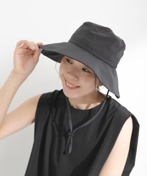 URBAN RESEARCH Sonny Label（アーバンリサーチサニーレーベル）の「SLAB　2WAYサンシェードハット（ハット・レディース・ブラック/チャコールグレー・FREE）」の10枚目の写真