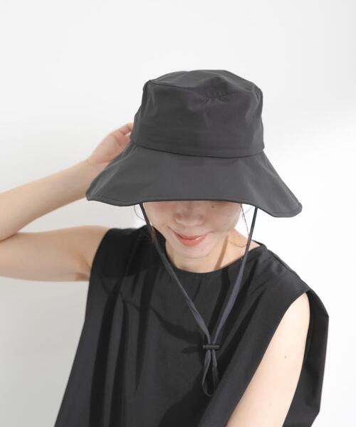 URBAN RESEARCH Sonny Label（アーバンリサーチサニーレーベル）の「SLAB　2WAYサンシェードハット（ハット・レディース・ブラック/チャコールグレー・FREE）」の11枚目の写真