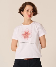 コンパクト プリント 半袖Tシャツ TINA:JOJUN