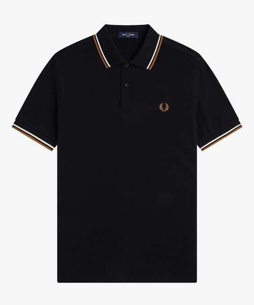 JOURNAL STANDARD relume(ジャーナルスタンダード レリューム)の「FRED PERRY / フレッドペリー The Fred Perry Shirt - M3600(ポロシャツ・メンズ・ブラック/ネイビー/アイボリー・MEDIUM/LARGE)」の2枚目の写真