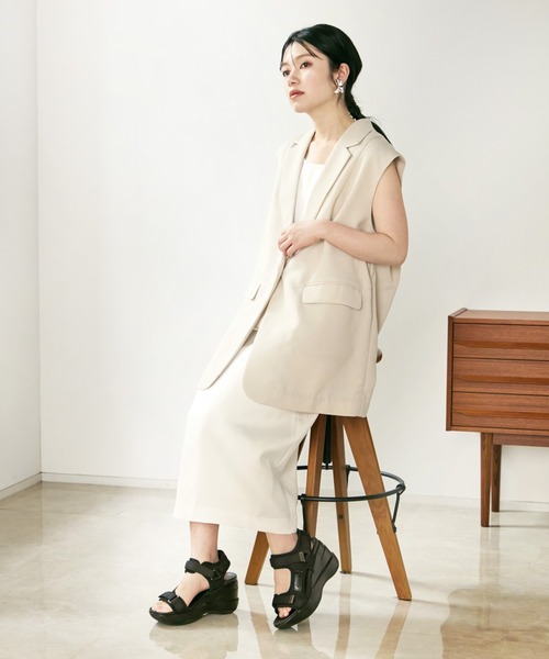 orMORE(オアモア)の「ヒールアップサンダル2 ストラップタイプ(サンダル・レディース・ブラック・LARGE/MEDIUM/SMALL)」の6枚目の写真