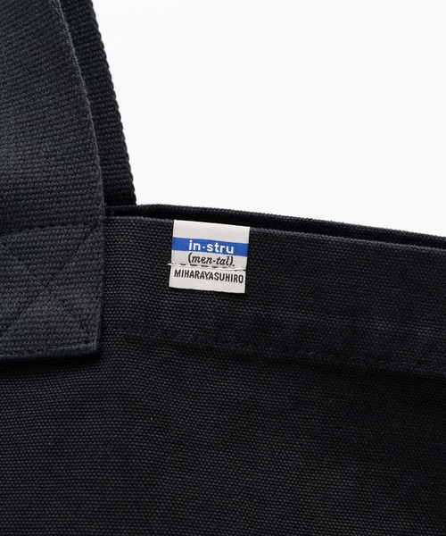 In・stru(men-tal).(インストルメンタル)の「Cotton Canvas Tote Bag(トートバッグ・メンズ・ブラック/ダークグレー/ホワイト・FREE)」の12枚目の写真
