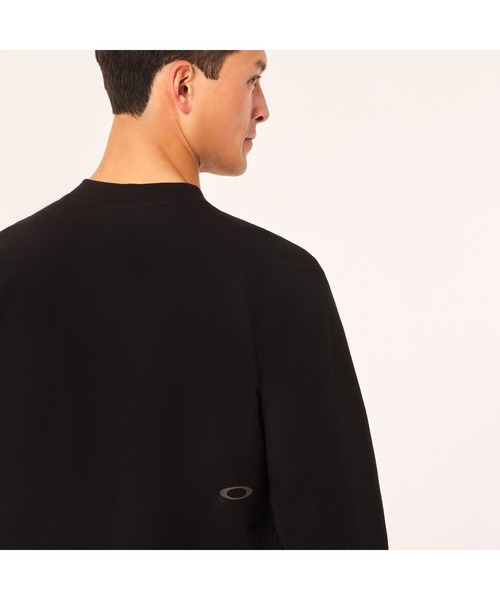OAKLEY(オークリー)の「オークリー RS VEIL TENSILE FLEECE CREW ニットトップ/クルーネック/吸汗速乾/4Wayストレッチ/OAKLEY(その他トップス・メンズ・ブラック・M/L)」の6枚目の写真