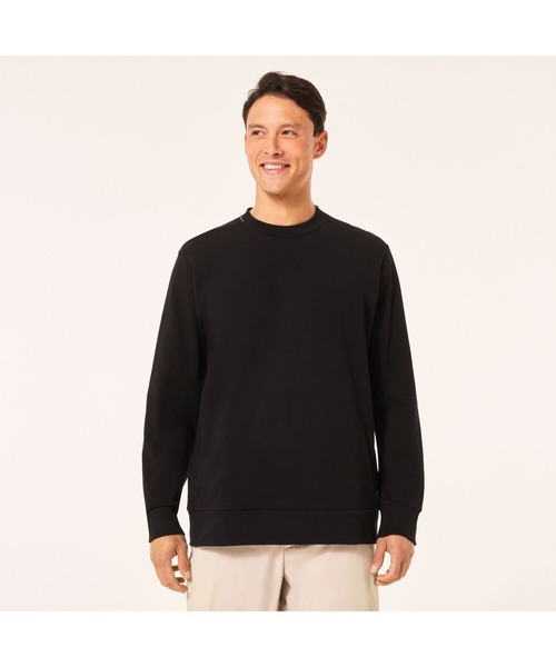 OAKLEY(オークリー)の「オークリー RS VEIL TENSILE FLEECE CREW ニットトップ/クルーネック/吸汗速乾/4Wayストレッチ/OAKLEY(その他トップス・メンズ・ブラック・M/L)」の9枚目の写真