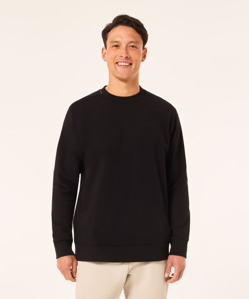OAKLEY(オークリー)の「オークリー RS VEIL TENSILE FLEECE CREW ニットトップ/クルーネック/吸汗速乾/4Wayストレッチ/OAKLEY(その他トップス・メンズ・ブラック・M/L)」の11枚目の写真