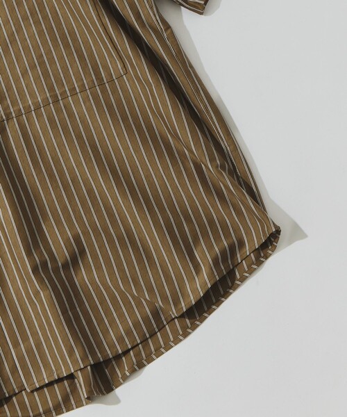 GOOD PEOPLE GOOD STITCHING GOOD PRODUCT(グッドピープルグッドスティッチンググッドプロダクト)の「【GOOD PEOPLE GOOD STITCHING GOOD PRODUCT/グッドピープルグッドスティッチンググッドプロダクト】Double Pocket Half Sleeve Shirt(シャツ/ブラウス・メンズ・ブラウン/ミント・S/M/L)」の12枚目の写真