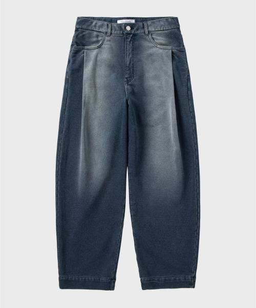 NONBLANK(ノンブランク)の「デニムスウェットパンツ_BLUE(デニムパンツ・メンズ・ブルー・SMALL/MEDIUM/LARGE/X-LARGE)」の1枚目の写真