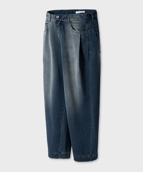 NONBLANK(ノンブランク)の「デニムスウェットパンツ_BLUE(デニムパンツ・メンズ・ブルー・SMALL/MEDIUM/LARGE/X-LARGE)」の4枚目の写真