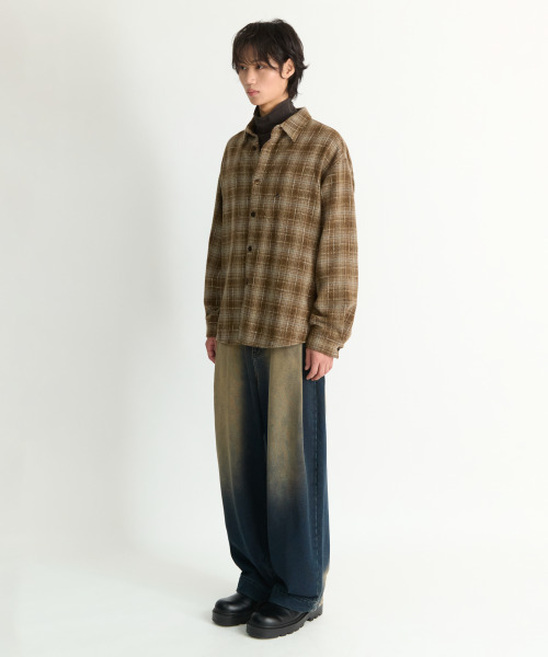 NONBLANK(ノンブランク)の「デニムスウェットパンツ_BLUE(デニムパンツ・メンズ・ブルー・SMALL/MEDIUM/LARGE/X-LARGE)」の11枚目の写真