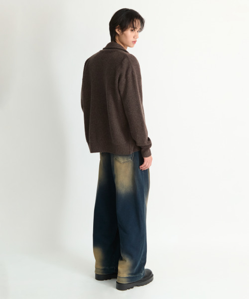 NONBLANK(ノンブランク)の「デニムスウェットパンツ_BLUE(デニムパンツ・メンズ・ブルー・SMALL/MEDIUM/LARGE/X-LARGE)」の15枚目の写真