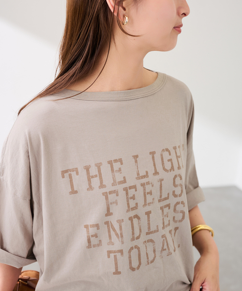 FRAMeWORK(フレームワーク)の「ステンシルロゴBIGT-SHIRT(Tシャツ/カットソー・レディース・ホワイト/ベージュ・FREE)」の22枚目の写真