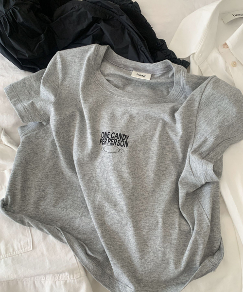 haag（ヘイグ）の「a candy t-sh (grey)（Tシャツ/カットソー・レディース・その他・FREE）」の2枚目の写真