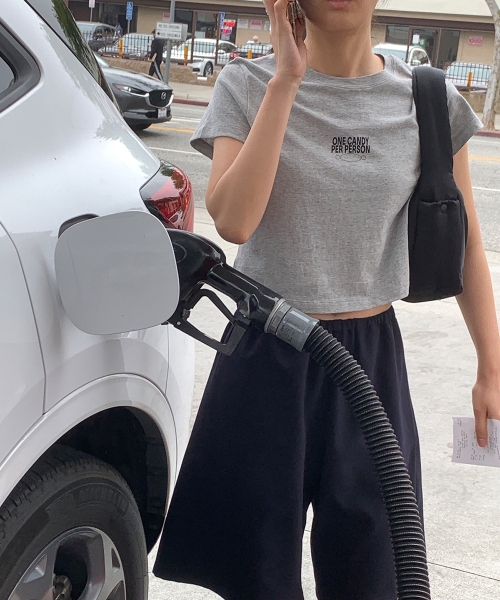 haag（ヘイグ）の「a candy t-sh (grey)（Tシャツ/カットソー・レディース・その他・FREE）」の3枚目の写真