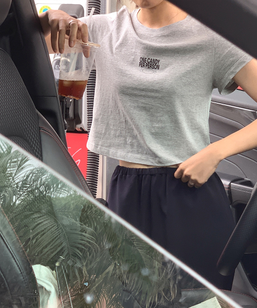 haag（ヘイグ）の「a candy t-sh (grey)（Tシャツ/カットソー・レディース・その他・FREE）」の5枚目の写真