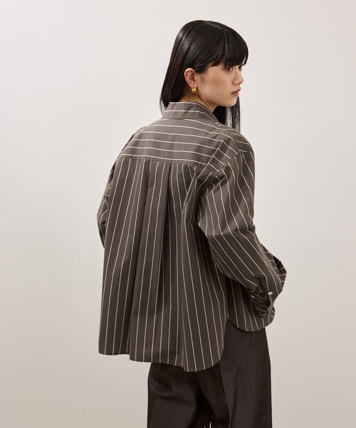 ADAM ET ROPE'（アダムエロペ）の「NALIYAショートシャツ（シャツ/ブラウス・レディース・キナリ/ブラウン系その他・FREE）」の12枚目の写真