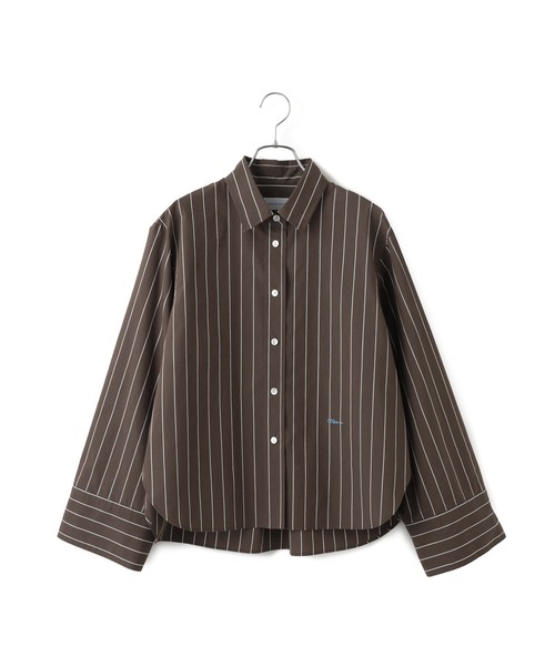 ADAM ET ROPE'（アダムエロペ）の「NALIYAショートシャツ（シャツ/ブラウス・レディース・キナリ/ブラウン系その他・FREE）」の9枚目の写真